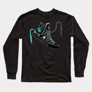 Pisces high tops - Space laces Long Sleeve T-Shirt